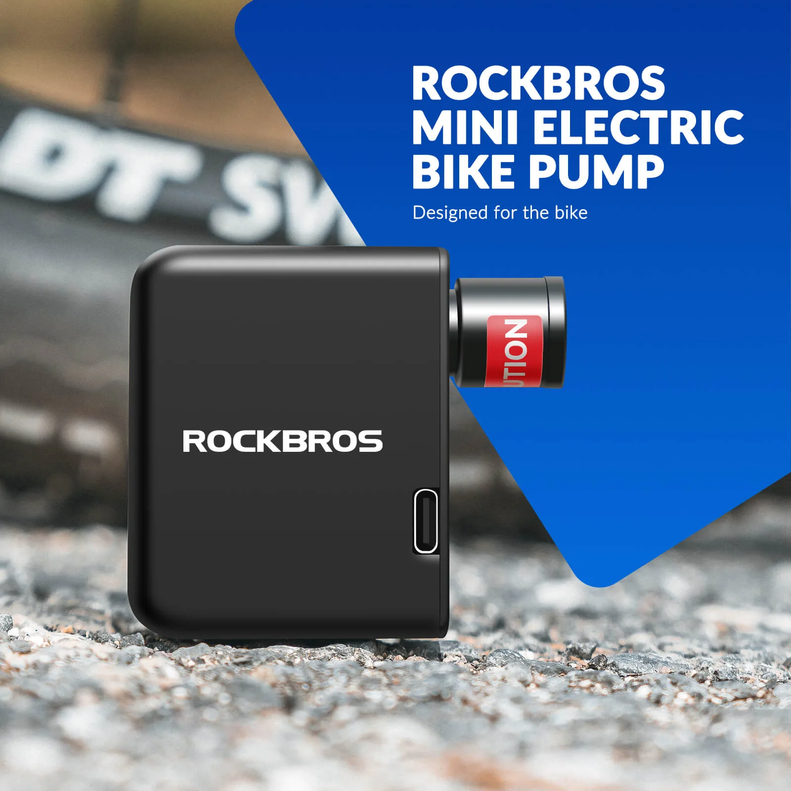 ROCKBROS Mini Bike Pump image 2