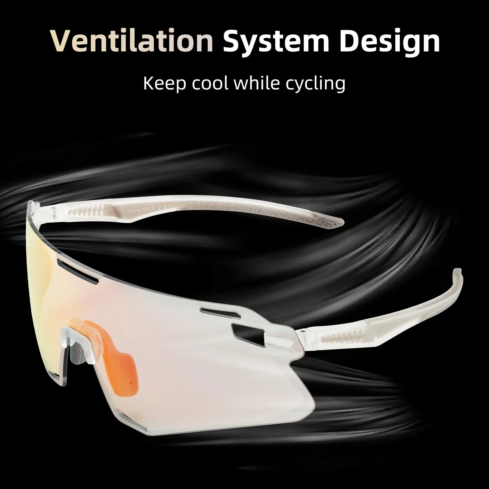 ROCKBROS Photochromic Cycling Glasses image 2